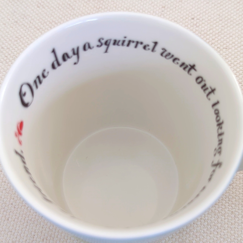 Starbucks 2010 HUXLEY Mouse Squirrel Holiday Coffee Mug Tea Cup 8oz bone China - Picture 4 of 8